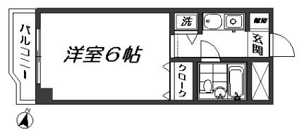 ライオンズマンション仲六郷 603｜東京都大田区仲六郷３丁目(賃貸マンション1K・6階・16.80㎡)の写真 その2