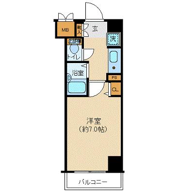 菱和パレス三田慶大前 202｜東京都港区三田２丁目(賃貸マンション1K・2階・21.00㎡)の写真 その2