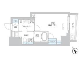 Ｌｕｍａ高輪 302 ｜ 東京都港区高輪１丁目（賃貸マンション1K・3階・25.26㎡） その2