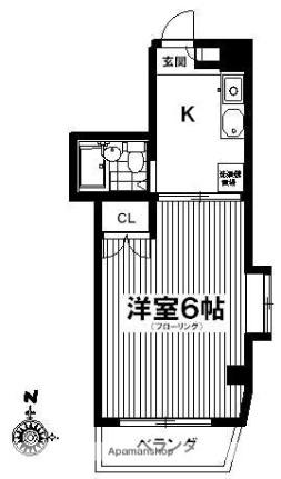 ドルフ池上 301｜東京都大田区池上３丁目(賃貸マンション1K・3階・17.71㎡)の写真 その2