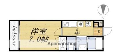 グリーンステュディオ若林 103｜東京都葛飾区新小岩４丁目(賃貸アパート1K・1階・24.22㎡)の写真 その2