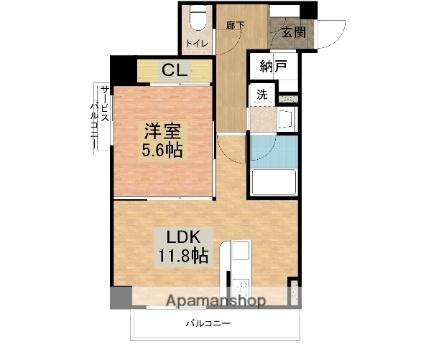 ＰＲＩＭＡＶＥＲＡ 803｜東京都江東区富岡２丁目(賃貸マンション1LDK・8階・44.63㎡)の写真 その2