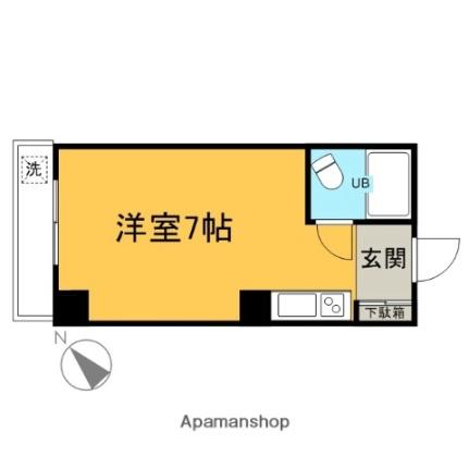 東京都江戸川区平井３丁目(賃貸マンション1R・2階・15.82㎡)の写真 その2