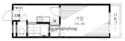 東京都江戸川区東小松川４丁目(賃貸マンション1K・3階・21.84㎡)の写真 その2