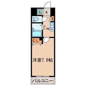 東京都江戸川区南葛西６丁目(賃貸マンション1K・7階・23.24㎡)の写真 その2