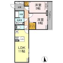 東京都江戸川区東葛西２丁目（賃貸アパート2LDK・2階・52.79㎡） その2