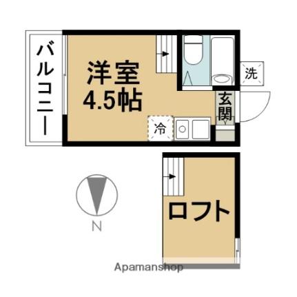 ツインプラザ？2 225｜東京都江戸川区東葛西４丁目(賃貸アパート1R・2階・16.00㎡)の写真 その2