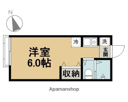 東京都江戸川区東葛西８丁目(賃貸アパート1R・2階・17.39㎡)の写真 その2