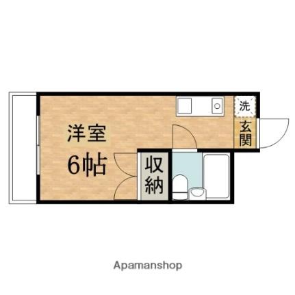 コーポサンドエル 206｜東京都日野市南平５丁目(賃貸マンション1R・2階・17.75㎡)の写真 その2