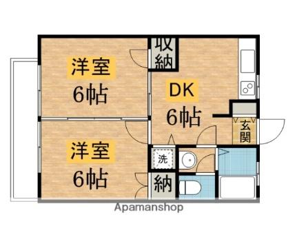 フォレストピアＡ ｜東京都多摩市和田(賃貸アパート2DK・1階・39.66㎡)の写真 その2