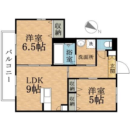 グレイス  ｜ 東京都八王子市小宮町（賃貸アパート2DK・1階・48.66㎡） その2