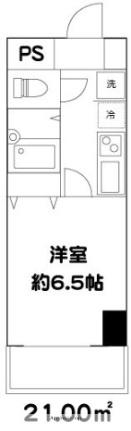 ドミール北新宿2 504｜東京都新宿区北新宿１丁目(賃貸マンション1K・5階・21.00㎡)の写真 その2