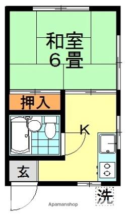 サンハイツ ｜東京都杉並区高円寺北３丁目(賃貸アパート1K・2階・21.48㎡)の写真 その2