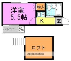 エスポワール  ｜ 東京都中野区大和町４丁目（賃貸アパート1K・2階・15.05㎡） その2