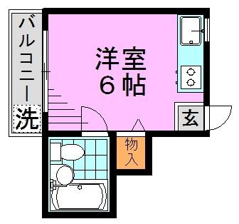 フェリス東高円寺 202｜東京都杉並区高円寺南１丁目(賃貸アパート1R・2階・10.82㎡)の写真 その2