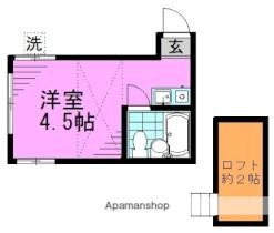 東京都杉並区高円寺南２丁目（賃貸アパート1R・1階・14.75㎡） その2