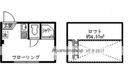 ソフィアレモン ｜東京都杉並区高円寺北４丁目(賃貸アパート1R・2階・9.28㎡)の写真 その2