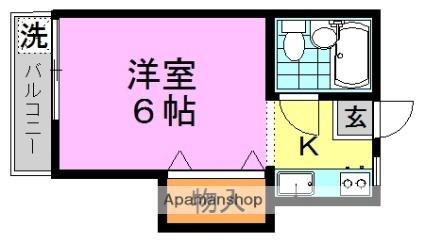 東京都杉並区和田３丁目(賃貸アパート1R・1階・17.00㎡)の写真 その2