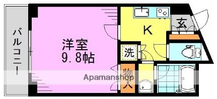 東京都杉並区高円寺南１丁目（賃貸マンション1K・2階・30.03㎡） その2