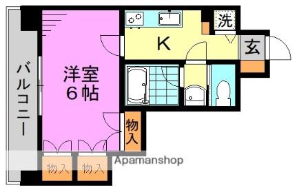 東京都杉並区梅里２丁目(賃貸マンション1K・6階・24.75㎡)の写真 その2