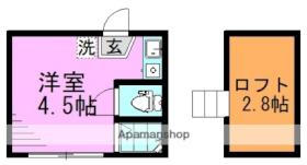 東京都杉並区和田３丁目（賃貸アパート1R・2階・9.29㎡） その2