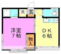 東京都杉並区和田３丁目（賃貸アパート1DK・2階・28.67㎡） その2