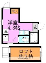 東京都杉並区高円寺南１丁目（賃貸アパート1R・2階・10.00㎡） その2