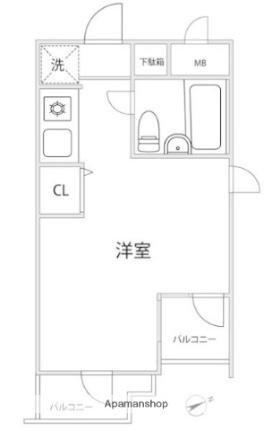 ＤＯＭ登戸 111｜神奈川県川崎市多摩区登戸新町(賃貸マンション1R・1階・16.02㎡)の写真 その2