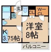 クレール  ｜ 東京都昭島市郷地町１丁目（賃貸アパート1K・2階・31.88㎡） その2