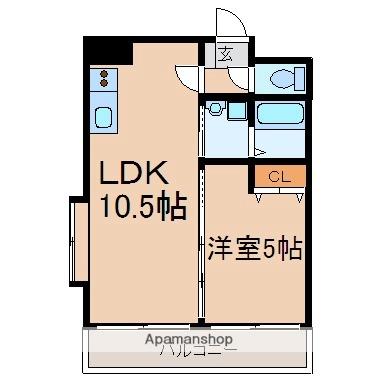 エーデル　ワン ｜東京都昭島市昭和町２丁目(賃貸マンション1LDK・4階・35.64㎡)の写真 その2