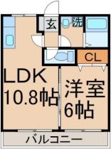 メゾンドグリーンヒル  ｜ 東京都あきる野市小川東１丁目（賃貸マンション1LDK・1階・37.60㎡） その2