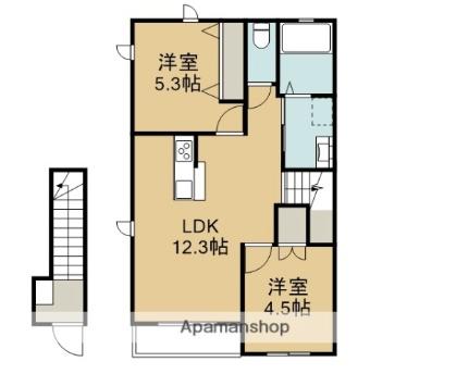 サンハイム相模原中央 201｜神奈川県相模原市中央区相模原２丁目(賃貸マンション2LDK・2階・61.50㎡)の写真 その2