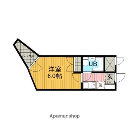 セントヒルズ橋本 305｜神奈川県相模原市緑区橋本７丁目(賃貸マンション1K・3階・17.06㎡)の写真 その2