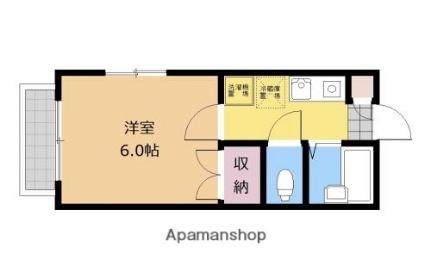 モデスト・コルきたざと 201｜神奈川県相模原市南区大野台４丁目(賃貸アパート1K・2階・19.40㎡)の写真 その2