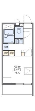 レオパレスＥＣＨＯ 201｜神奈川県川崎市高津区宇奈根(賃貸マンション1K・2階・20.28㎡)の写真 その2