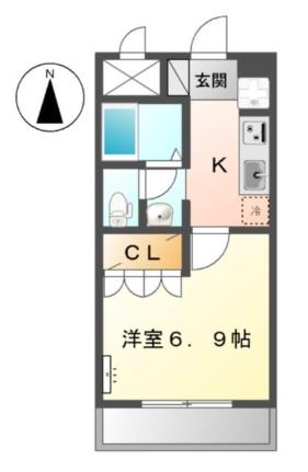 ウェルネスＡ 102｜神奈川県川崎市高津区新作６丁目(賃貸マンション1K・1階・24.10㎡)の写真 その2