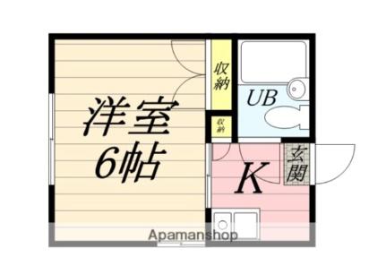 ジョイフルオークラ10 ｜神奈川県横浜市鶴見区岸谷４丁目(賃貸アパート1K・2階・16.50㎡)の写真 その2