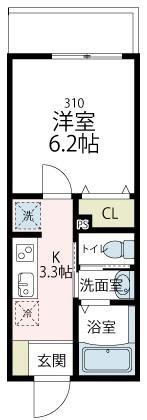 ＺＥＨマンション小田 310号室｜神奈川県川崎市川崎区小田２丁目(賃貸マンション1K・3階・23.08㎡)の写真 その2