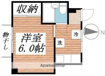 河野ビル ｜神奈川県川崎市高津区新作５丁目(賃貸マンション1K・4階・19.30㎡)の写真 その2