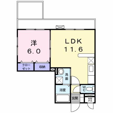 ベル　ミーユ 501｜新潟県長岡市表町１丁目(賃貸マンション1LDK・5階・41.34㎡)の写真 その2