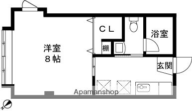 パティ・イーストＢ 320｜新潟県長岡市中沢３丁目(賃貸アパート1K・2階・28.60㎡)の写真 その2