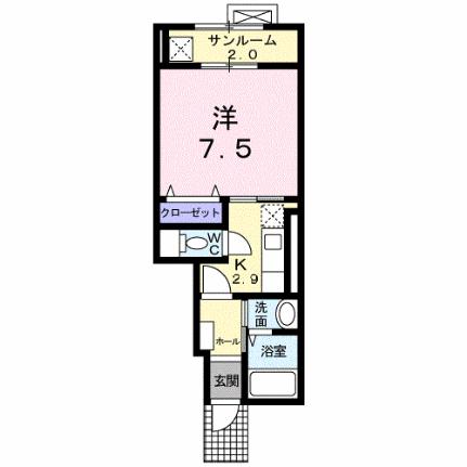 パークサイド　I 105｜新潟県長岡市堤町(賃貸アパート1K・1階・30.96㎡)の写真 その2