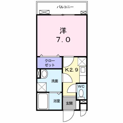 ベル　ミーユ 304｜新潟県長岡市表町１丁目(賃貸マンション1K・3階・27.30㎡)の写真 その2