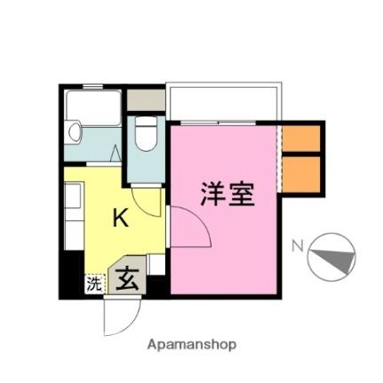 ストークプラザ山田 201 ｜ 新潟県長岡市山田２丁目（賃貸マンション1K・2階・15.09㎡） その2