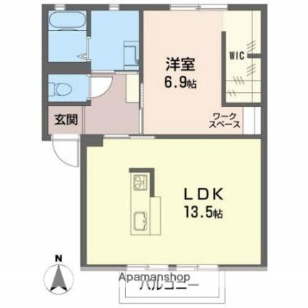 ぱれす　よつや 102｜新潟県上越市春日野１丁目(賃貸アパート1LDK・1階・50.54㎡)の写真 その2