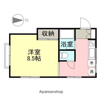 ハイツラスティー 2-D｜新潟県上越市大豆１丁目(賃貸アパート1K・2階・28.77㎡)の写真 その2