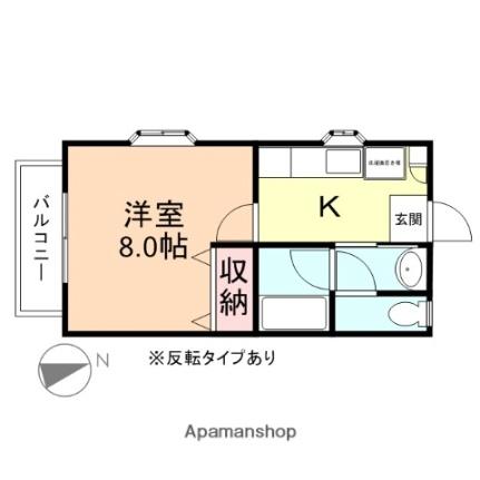 富山県富山市高木（賃貸アパート1K・1階・25.92㎡） その2