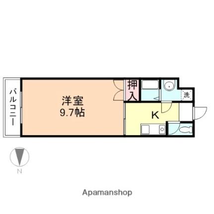 富山県富山市北代（賃貸マンション1K・1階・29.51㎡） その2