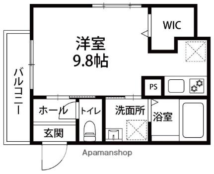 Ｗｉｎｄｓｏｒ　Ｔｅｒｒａｃｅ（ウィンザーテラス） 201｜石川県金沢市高岡町(賃貸マンション1R・2階・28.71㎡)の写真 その2