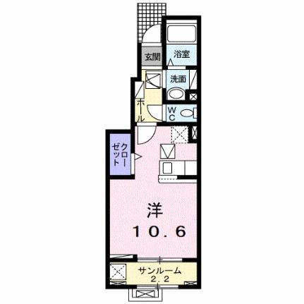 ユーゼン 102 ｜ 石川県金沢市材木町（賃貸アパート1R・1階・32.43㎡） その2